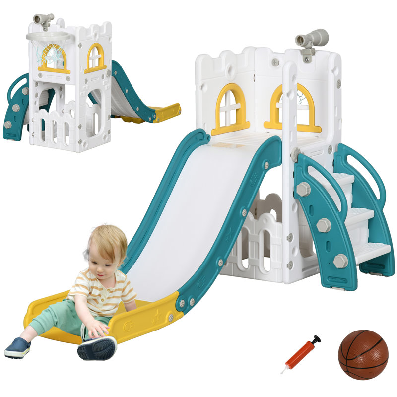 HOMCOM Indoor Wave Slide