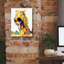 «Epin Graffiti« Horsin 'Around »par Pat Saunders, art mural en toile blanche, 12 po x 16 po-1643367965
