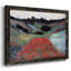«Poppy Field In Giverny» par Monet, reproduction d'art sur toile-1906316567-1906316554