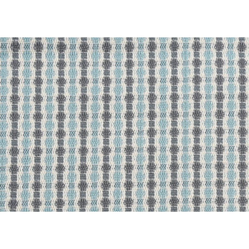 Abstract Geometric Throw Pillow, Blue/Gray