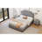 Button Tufted Velvet Upholstered Bed-5444237-5444272