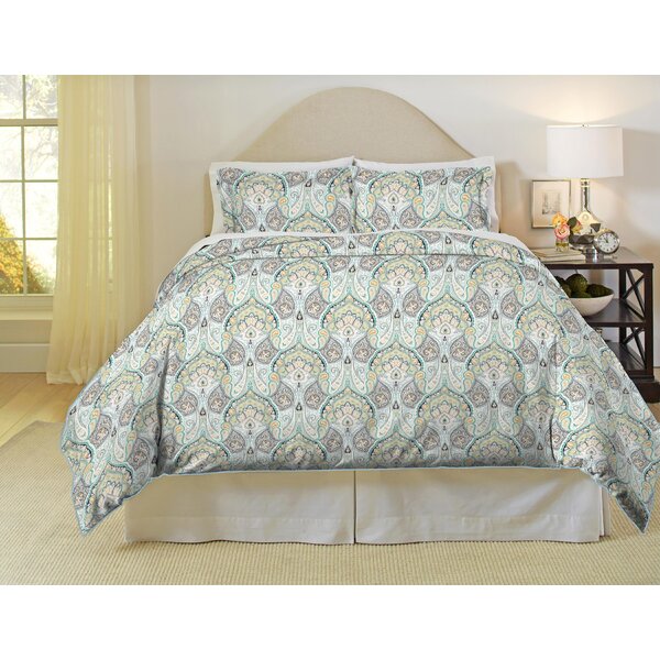 Charlton Home® Pudalov Cotton Duvet Cover Set & Reviews | Wayfair