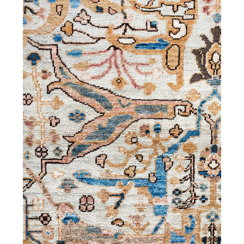Serapi One-of-a-Kind 8' 0" X 9' 9" Hand Knotted Area Rug