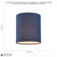 18cm H Linen Rectangle Lamp Shade ( Screw On )-467112200