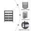 Industrial Shoe Rack, Adjustable Country Style 5-Layer Shoe Rack Storage Rack, With 4 Mesh Shelves