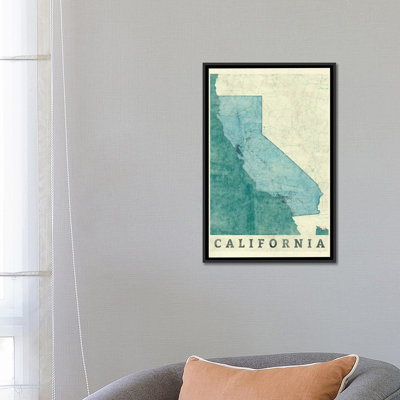 «California Map» par Hubert Roguski - impression sur toile