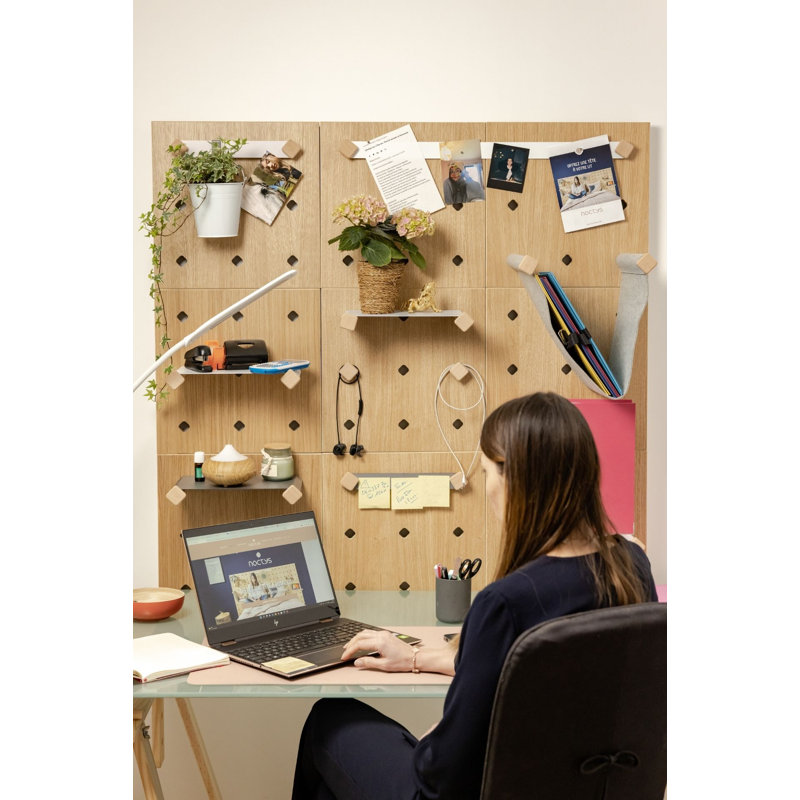 Burstyn Modular Pegboard Desk Storage