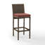 Tabouret de bar avec coussin Pranav-1080673281