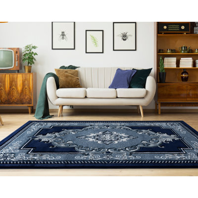 Tapis bleu Josephus Medallion