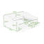 Upholstered double daybed with two drawers-1401108537