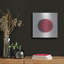 Ivy Bronx «Red and Blue Circles-Eclipse» par Sabrina Balbuena, art mural en métal-1883193527