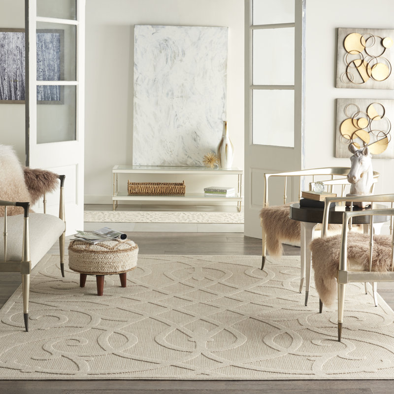 Cozumel Floral Area Rug, Rectangle 122 x 183cm