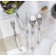 French Home Laguiole Stainless Steel Flatware Set, Service For 4 Pearl White-1893670948