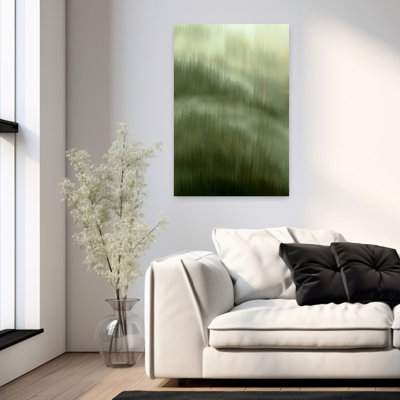 Contemporary Art Abstract Organic Serene Forest Landscape Wall Art by Christina Sillen - Wrapped Canvas Print