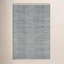 Herringbone Swedish Blue Handwoven Cotton Rug-49206490-130704068