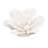 Handmade Cream Ceramic Flower Wall Decor Accent
