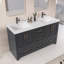 Ensemble de meuble-lavabo double 60 po Liskeard