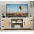 Rattan TV Stand Console Table for TVs up to 70 Inches