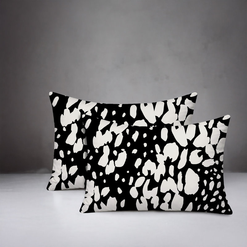 Oreiller réversible intérieur / extérieur Modo, 20x14, Black