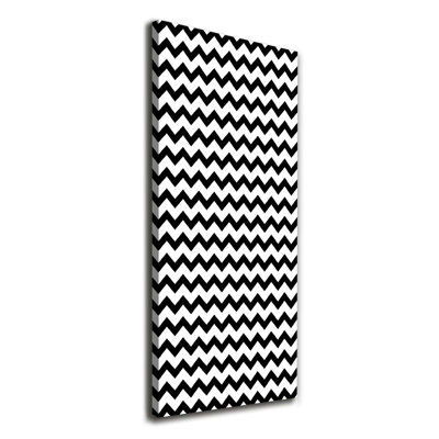Zigzags - Wrapped Canvas Print