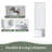 12 Inch Bathroom Wall Cabinet, Soft Close Door, Float Mounting Design-695608063