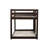 Solid Wood Twin over Twin Loft Bed with Ladder – Low Height, Durable Slats & Underbed Storage,Espresso-1349669970