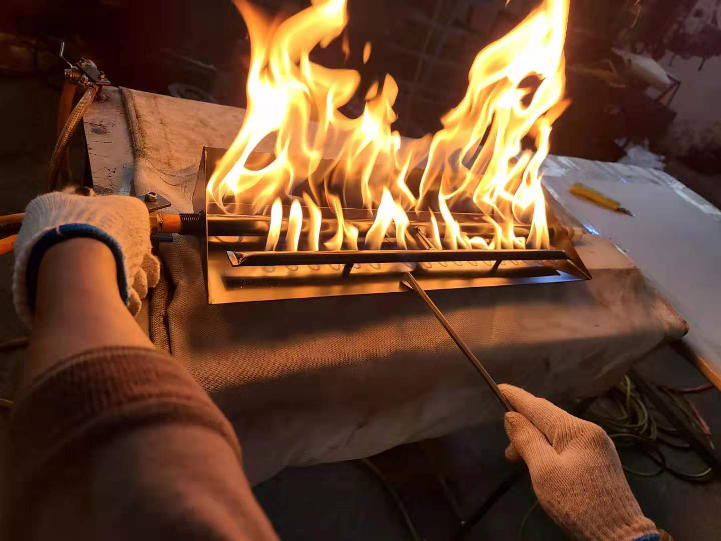 Americangaslogs Vented 18inch-24inch Gas Logs Sets Gas Fireplace Burner ...