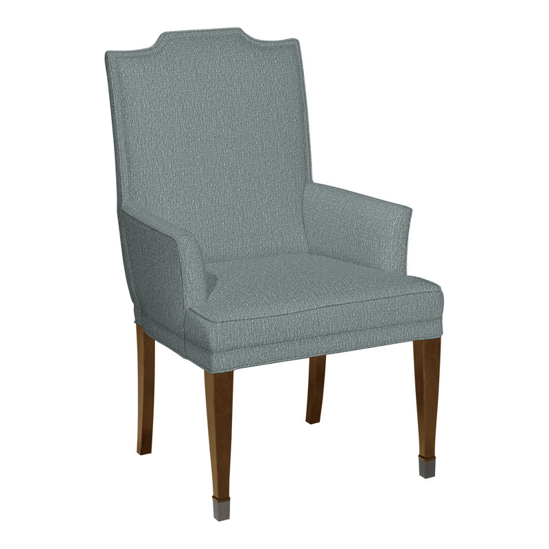Travis By Michael Weiss Upholstered Arm Chair, Tommy Flax, Hampton, No