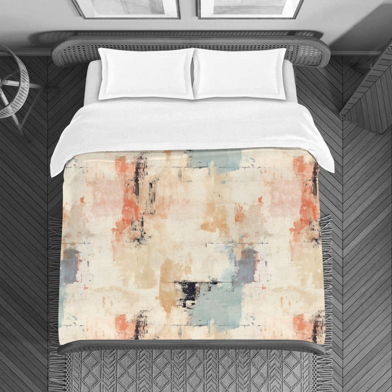 Abstract Paint Bedding, Queen Duvet Cover
