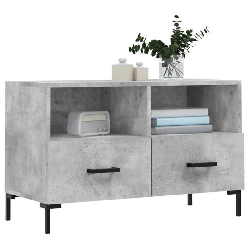 Maxston TV Stand for TVs up to 32", Concrete Grey
