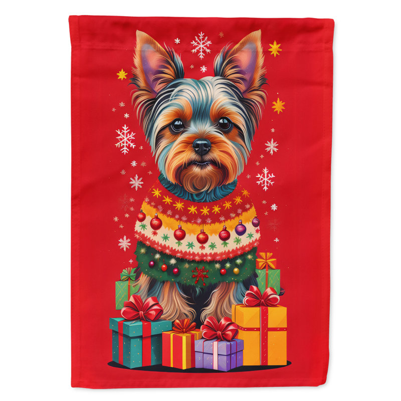 Drapeau de maison Yorkshire Terrier Griffon 40 pi. X 28 po.