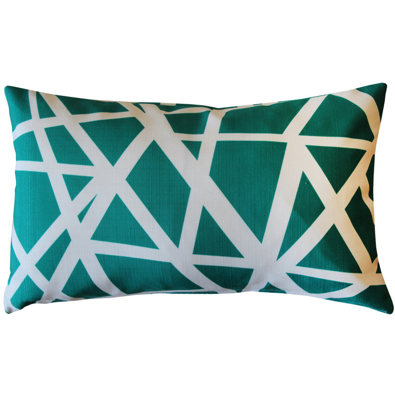 Vanbrunt Lumbar Pillow, Teal