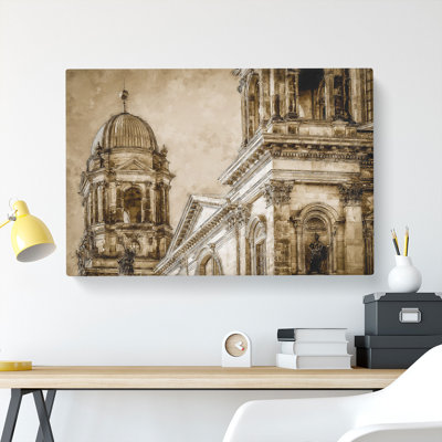 Dom Berlin Cathedral Painting - Wrapped Canvas