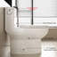 Toilette une pièce, toilette confortable à hauteur d'assise confortable, chasse d'eau latérale simple haute efficacité 1,28 GPF