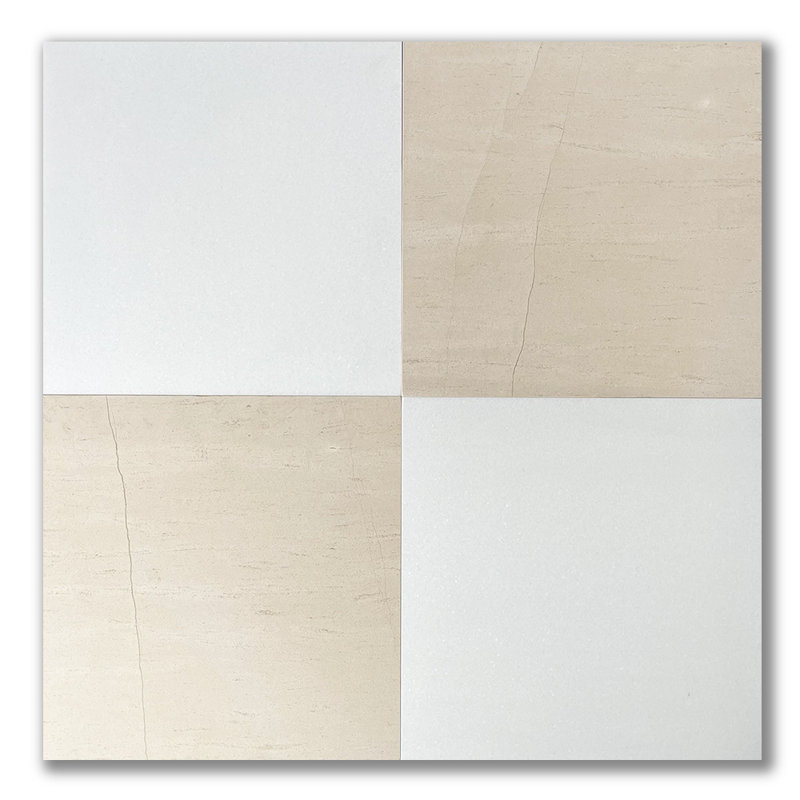 Thassos White Marble 12 in. x 12 in. Marble Tile