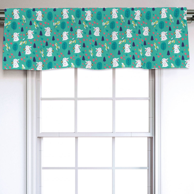 Sateen Ruffled Window Valance
