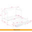 Lit plateforme simple TG avec très grand lit simple avec 2 tiroirs-41795734