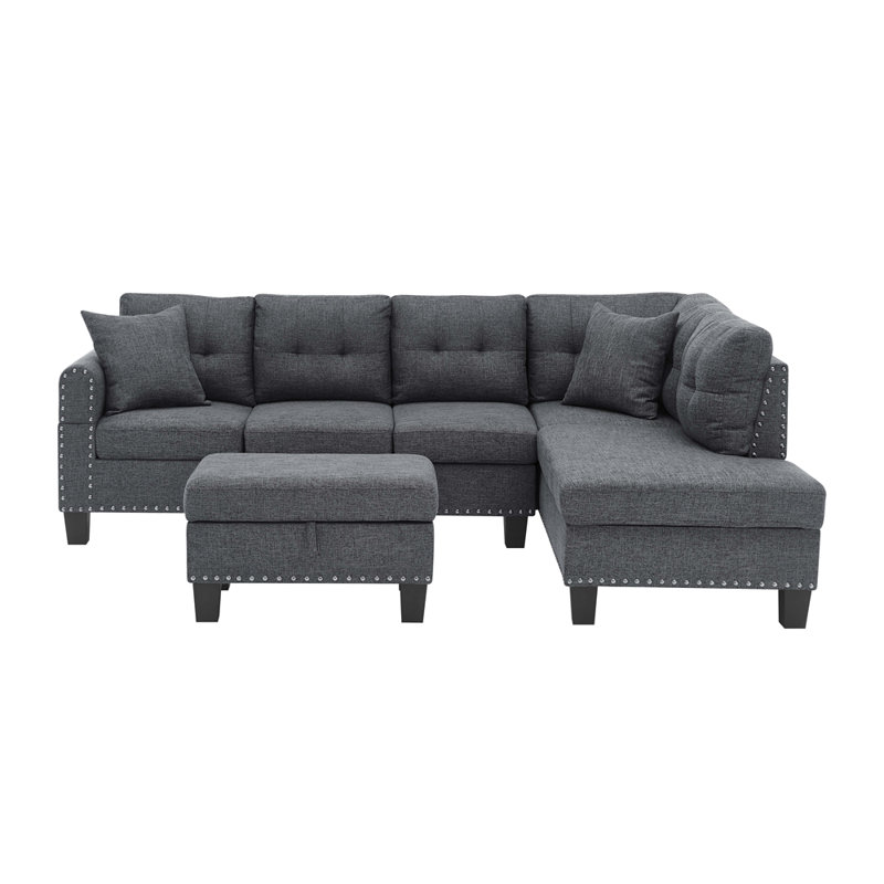 Canapé modulaire électrique avec repose-pieds Camden