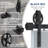 Matte Black Steel Single Door Barn Door Hardware Kit Standard Single-59061556