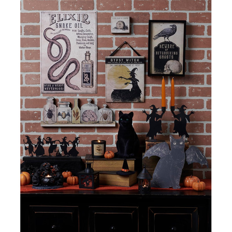  Bouteille rétro d'Halloween