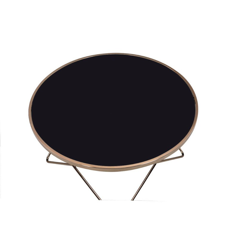 Ensemble de tables basses 2 pièces Giacob, Noir