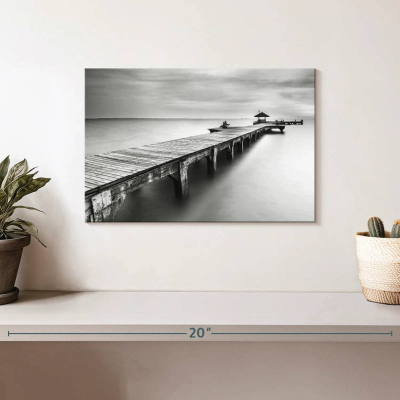 Monochrome beach dock Aletra, H 8 po x l 12 po