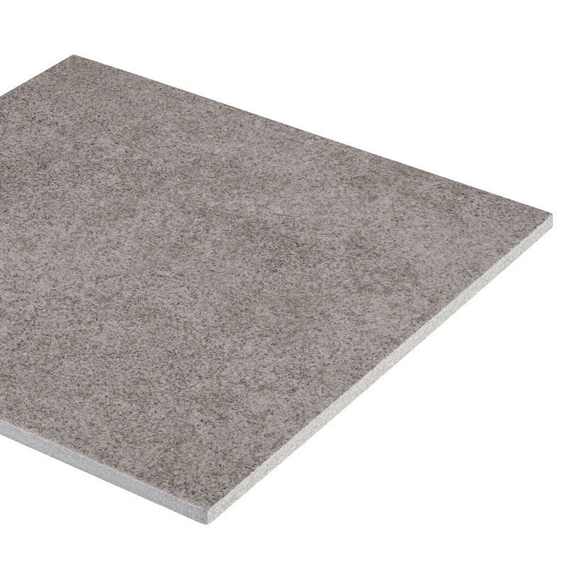 Central Station 18'' W x 18'' L Porcelain Stone Look Singular Tile, Gray
