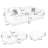White Polyester 3 - Piece Living Room Set