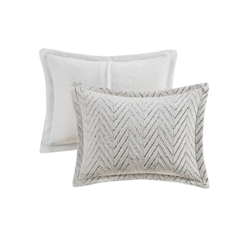 Ivory Twin Reversible Down Alternative Comforter Set
