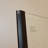 Single Swing Shower Door, Aluminium Alloy In Matte Black,  Thick Tempered Clear Glass