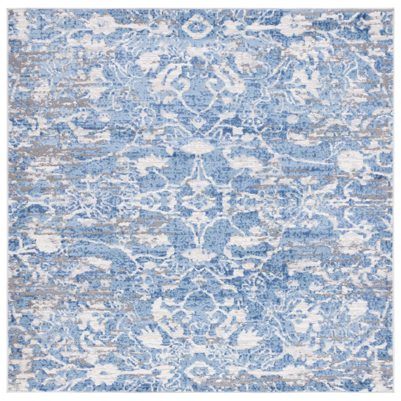 Dejanea 100 Performance Oriental Rug, Square 6'7"