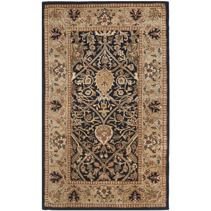 Evie New Zealand Wool Oriental Rug, Rectangle 3' x 5'