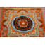 Orange Traditional  Wool Runner Rug 2x8