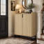 Armoire à chaussures moderne avec portes, étagère à chaussures étroite avec cadre en métal, pour vestibule, couloir, salon, pouvant contenir 25 paires
